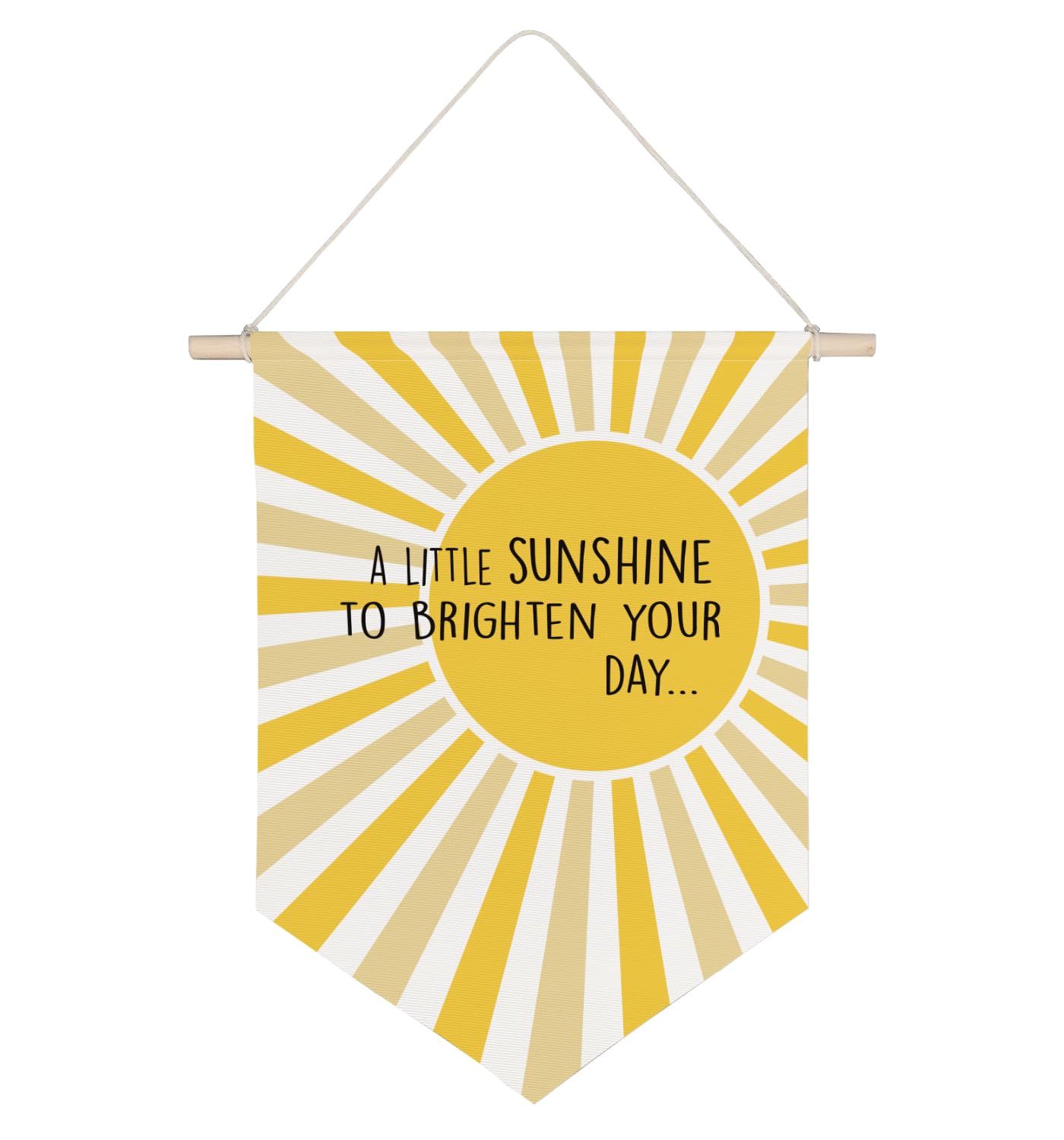 QODUNG You are My Sunshine Canvas Banner,Boho Summer Sun Sunshine Wall Hanging Pennant Flag Canvas Banner for Kids Room Classroom Playroom Nursery
