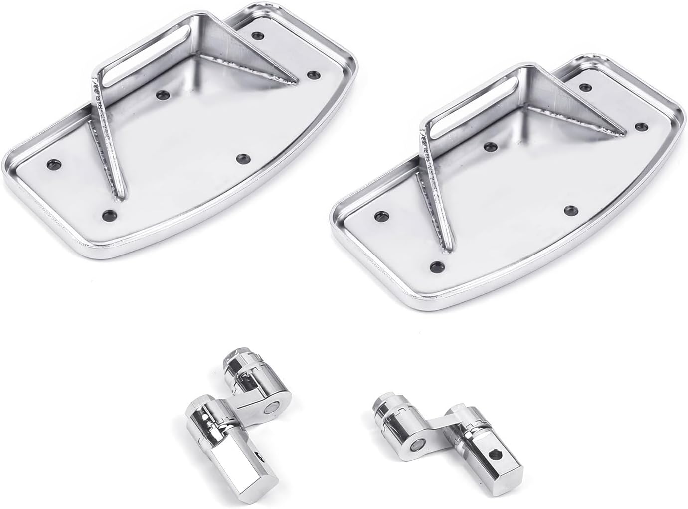 Adjustable Front Floorboards 8.5in. for Yamaha Vstar 250 650 1100 1300, Foot Pegs for Honda Shadow 750 VTX 1300 1800 Magna, Front Foot Pedals for Suzuki GZ150-A GZ125 VL400 VL800