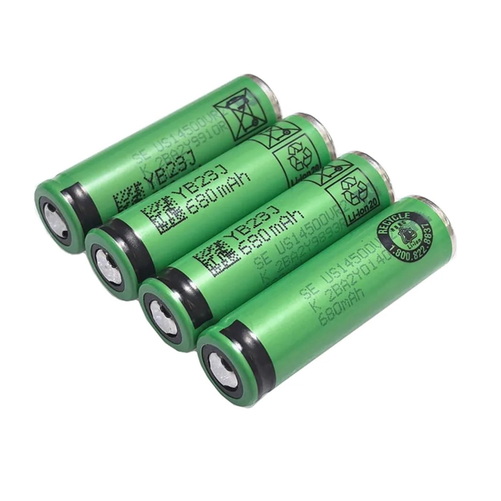 3.7V 680mAh Battery .Compatible with Braun S5 S6 S7 S51 53B 73S 4200 5762. Toothbrush Shavers Remote Control Beauty Instruments Flashlight LED(4PCS)