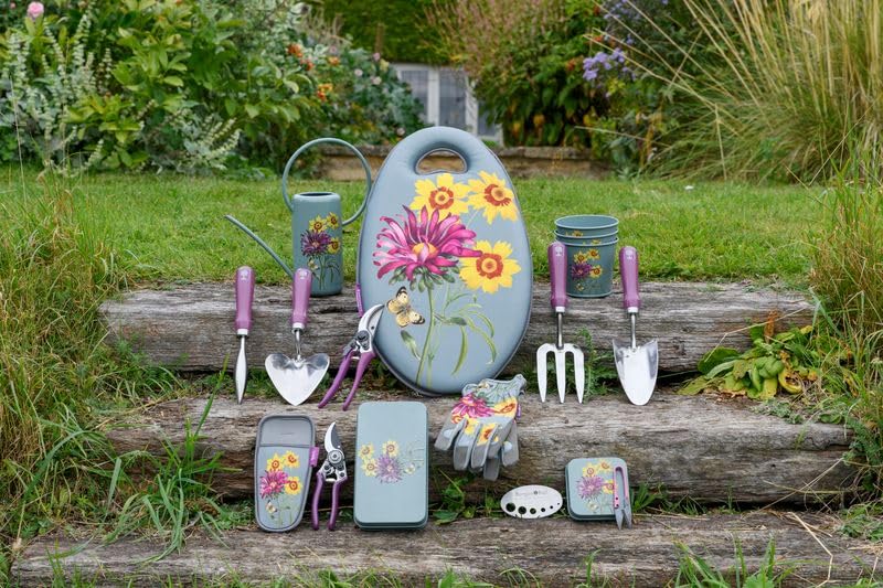 Burgon & Ball RHS Geschenkset Gartenschere und Halfter Asteraceae