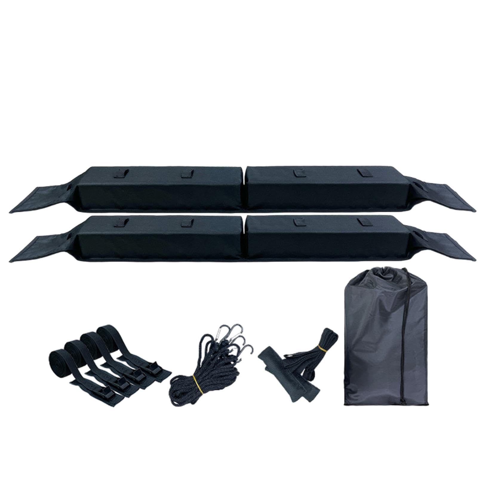 Portapacchi per auto,Portapacchi per auto | Portapacchi antiscivolo in | tessuto Oxford in schiuma EVA per auto - portabagagli Portapacchi per auto con borsa per tavole da surf, kayak, canoa