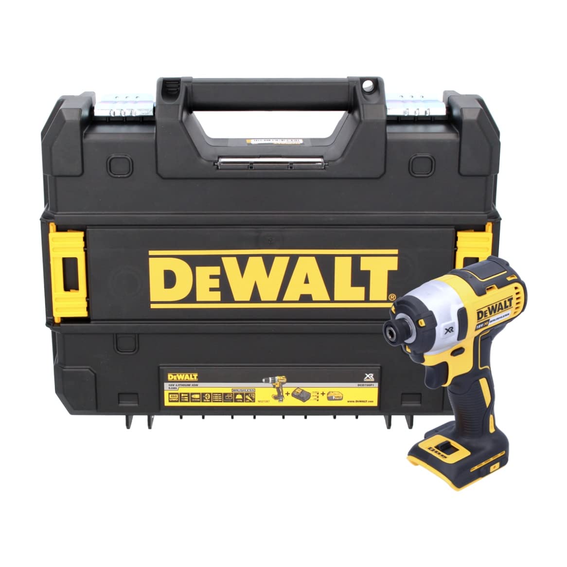 Dewalt DCF887N 18V XR - Cuerpo de destornillador de impacto inalámbrico de 3 velocidades sin escobillas con funda Tstak