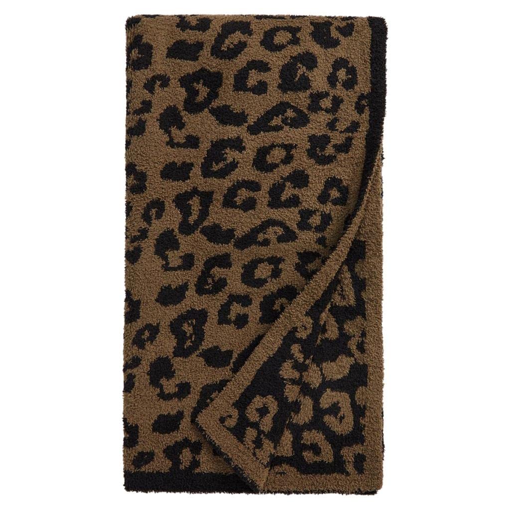 Throw Blanket Leopard Print Flannel Fleece Blankets Plush Sofa Blankets Coffee 30x35in Home & Garden | Bedding | Blankets & Throws-image-45