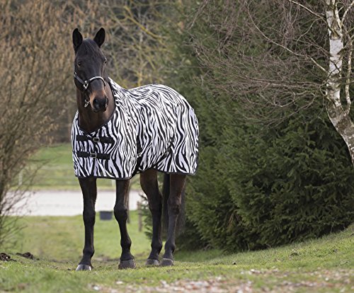 Drap maille zèbre Norton pour protéger votre cheval au box et en van