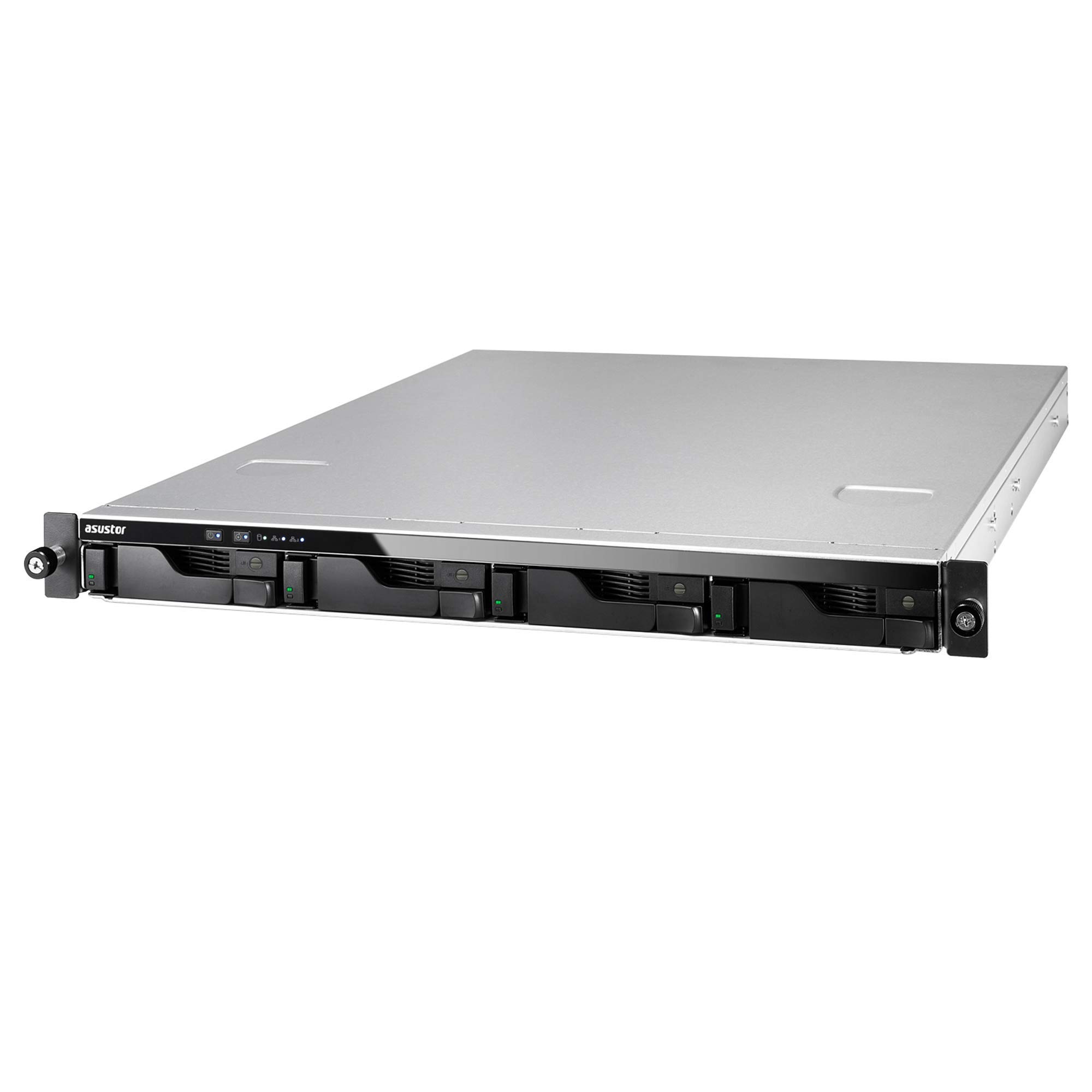 Asustor Lockerstor AS6504RD 4 Baies NAS Boîtier de Stockage réseau Quad Core 2,1 GHz CPU 8 Go RAM DDR4 avec Rail