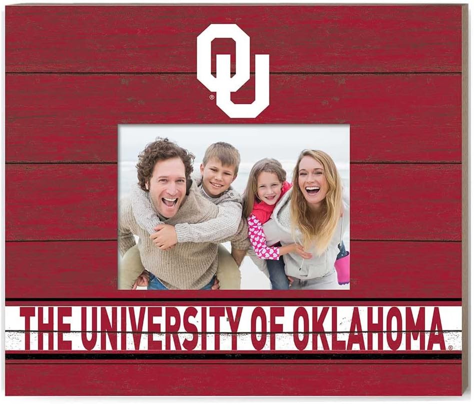 KH Sports Fan Oklahoma Sooners Team Spirit Color Scholastic Frame, One Size, Multi