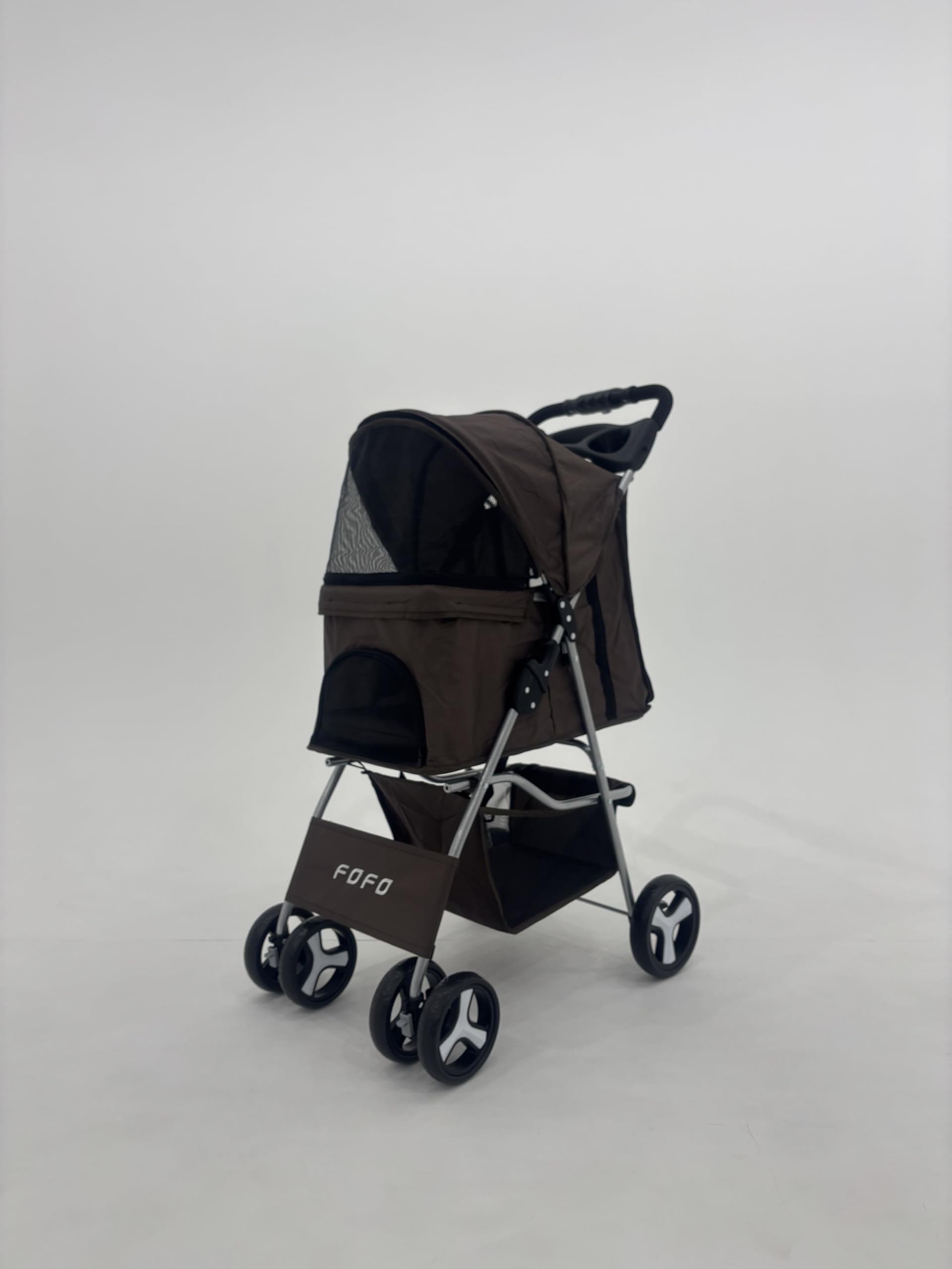 FOFO ペットカート バギー ブラウン 軽量 犬 フォフォ Amazon.co.jp: FOFO (フォフォ) ペットカート 軽量 犬カート ペット