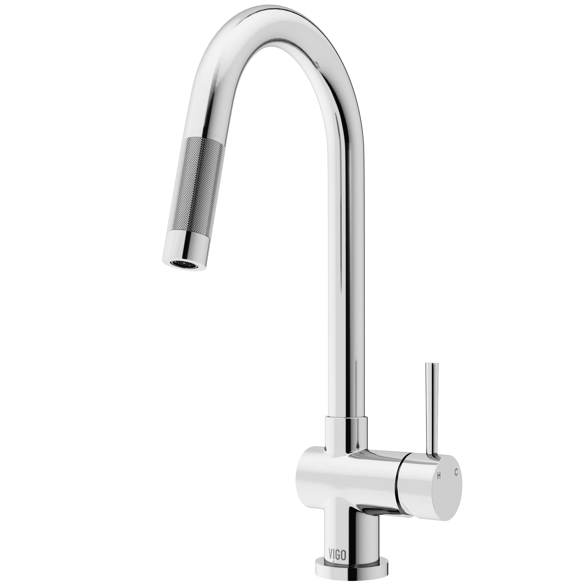 VIGO Gramercy 17'' H Single Handle Pull-Down Sprayer Kitchen Faucet with Touchless Sensor in Chrome-VG02008CHS