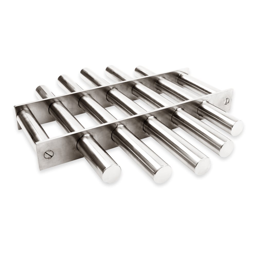 Grid de Separación Magnética de Acero Inoxidable de La Industria Alimentaria Para La Eliminación de Desechos Ferrosos - 350mm Dia x 40mm - 10,000 Gauss - 7 Barras