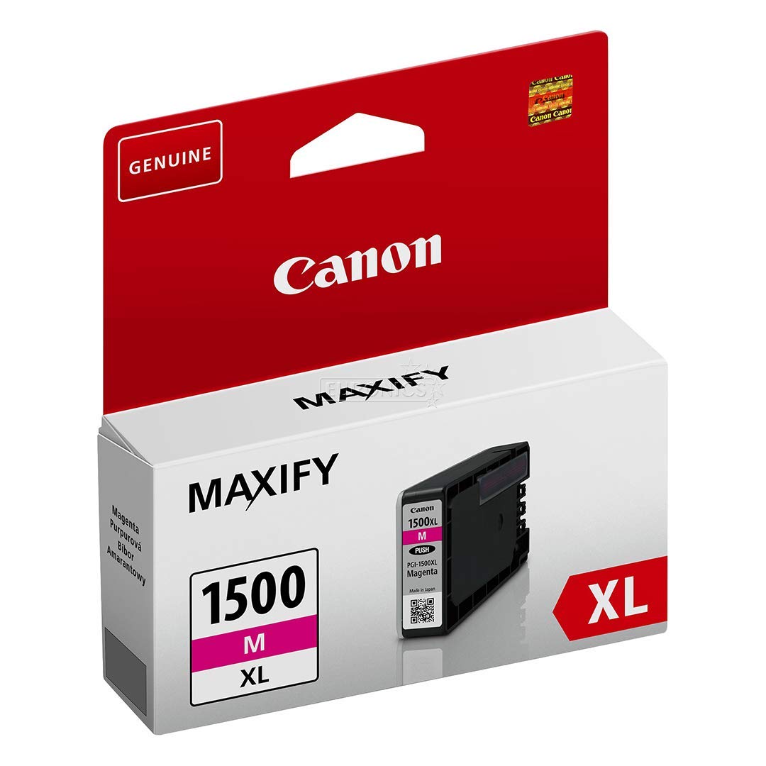 Canon PGI-1500XL M 12ml Magenta cartouche d'encre - cartouches d'encre (Canon, Magenta, MAXIFY MB2050, MB2150, MB2155, MB2350, M