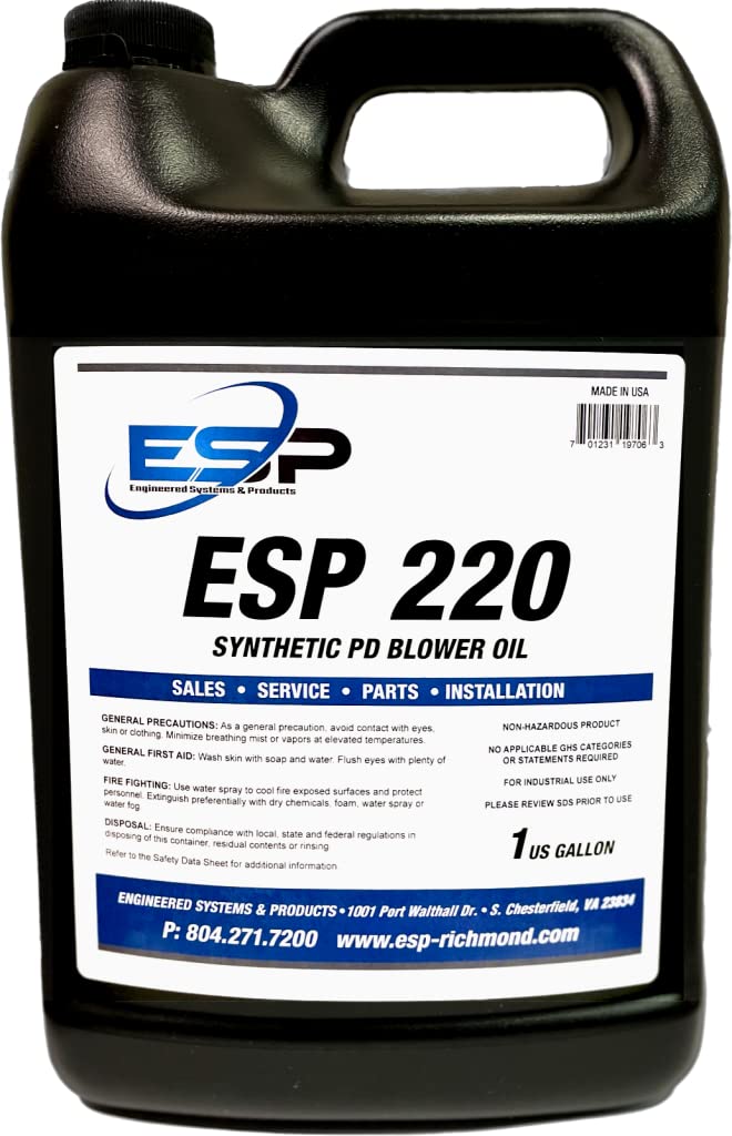 Roots and All Major Brands PD blower oil, ISO 220, 1 gallon (replacement)