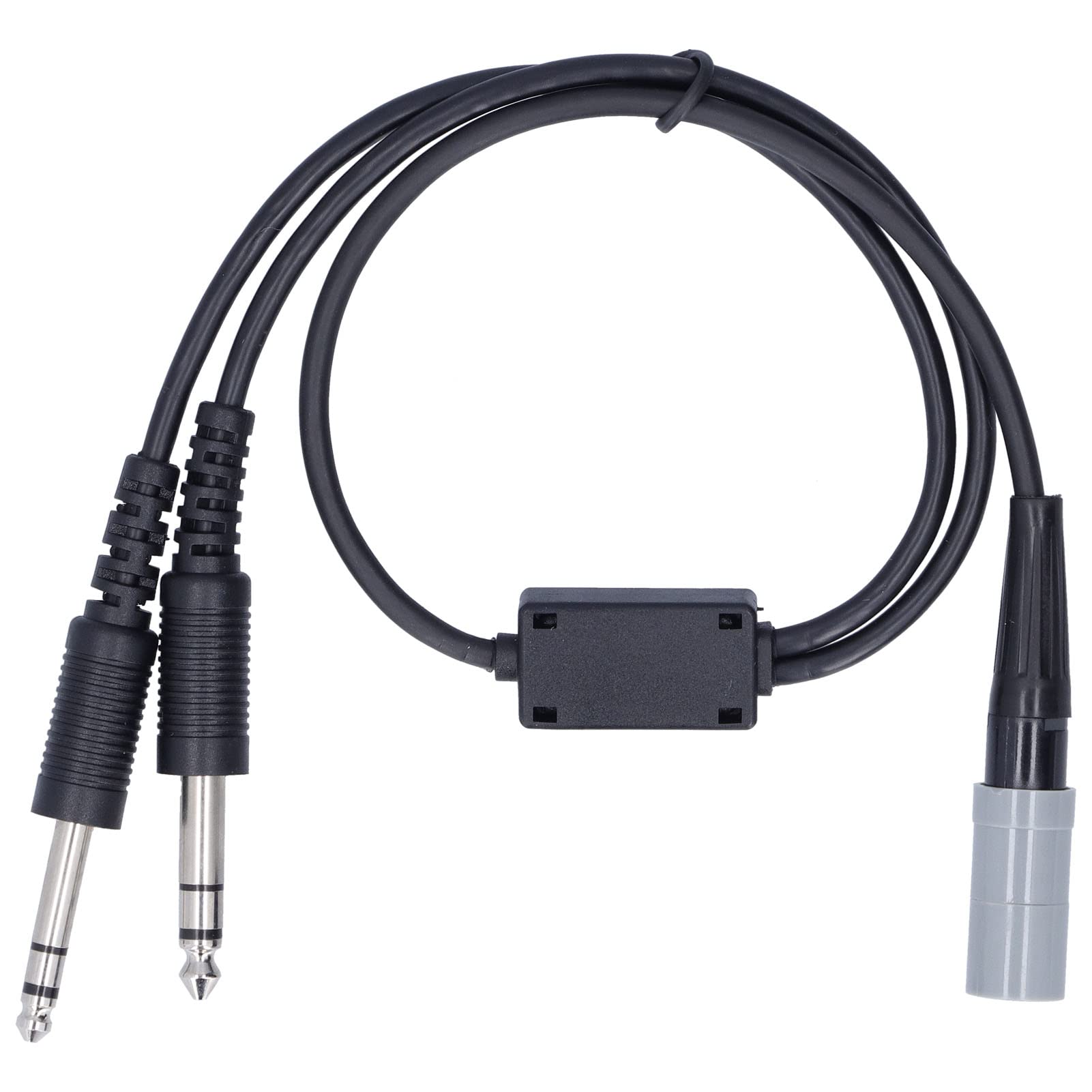 PUSOKEI Aviation Headset-Adapter General Aviation GA-Headset-Adapter Fiber Sponge Fixed Wing Headset-Adapter für 6-Pin, für GA 2-Stecker