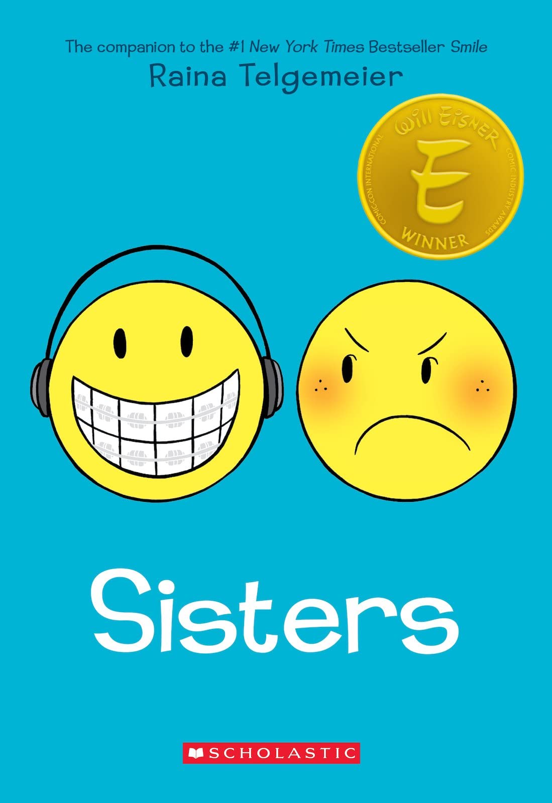 Sisters: a Graphic Novel by Raina Telgemeier (2022, Trade Paperback)