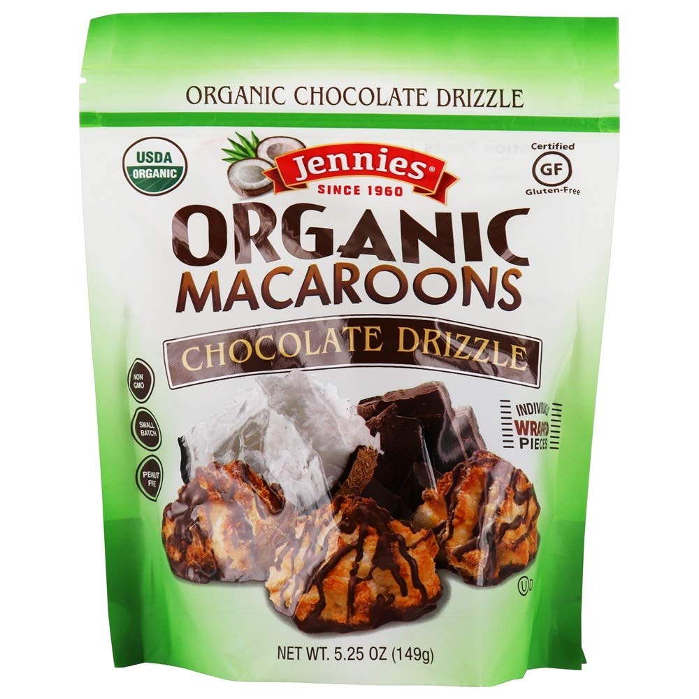 Jennies, Macaroons Chocolate Drizzle, 5.25 Ounce