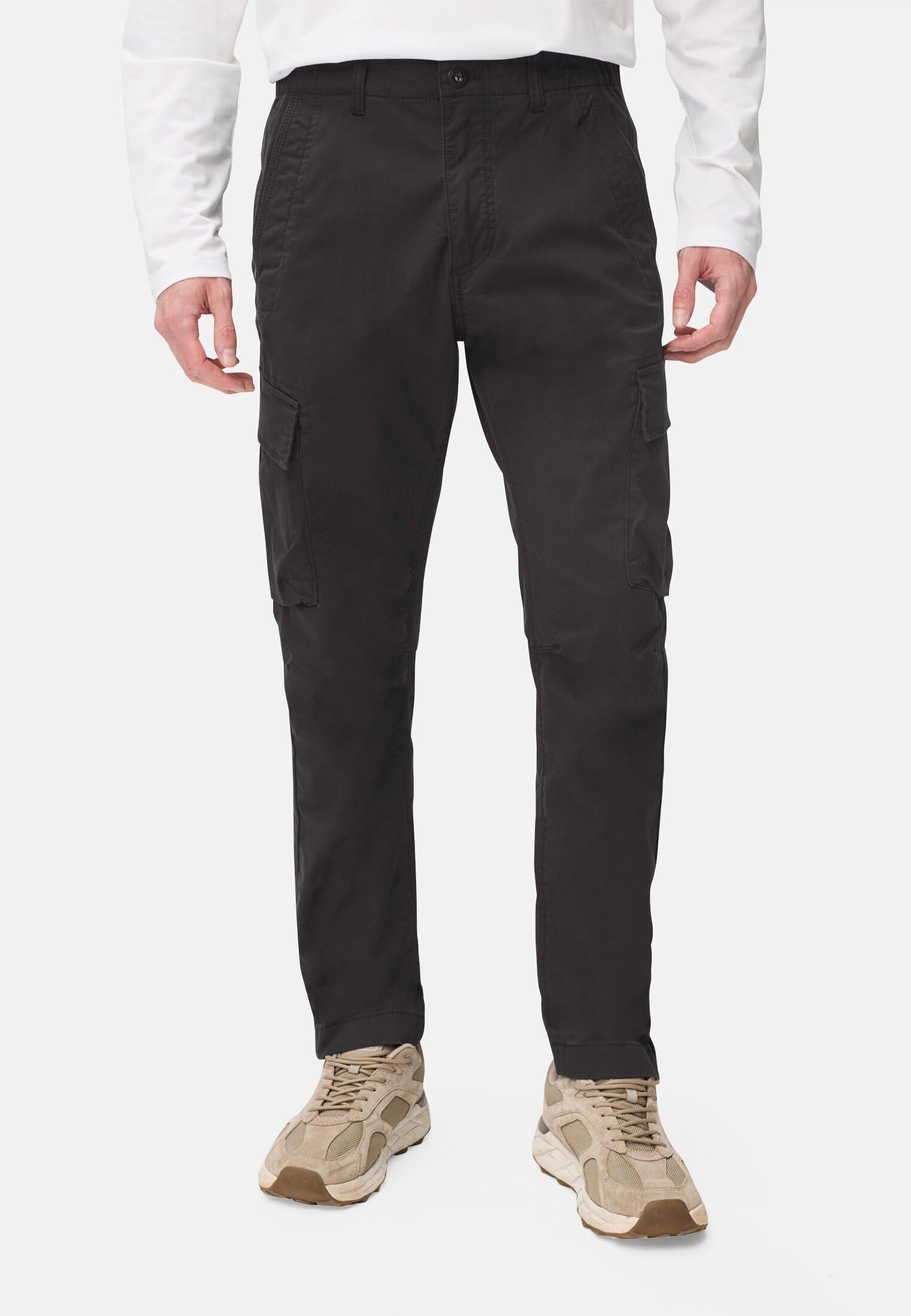 camel active Herren Cargo Regular Fit Hose aus Baumwollmix