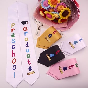 Kindergarten Preschool Graduation Sash, Unisex Kindergarten Preschool Graduation Stole for kids Graduation Gifts 2026