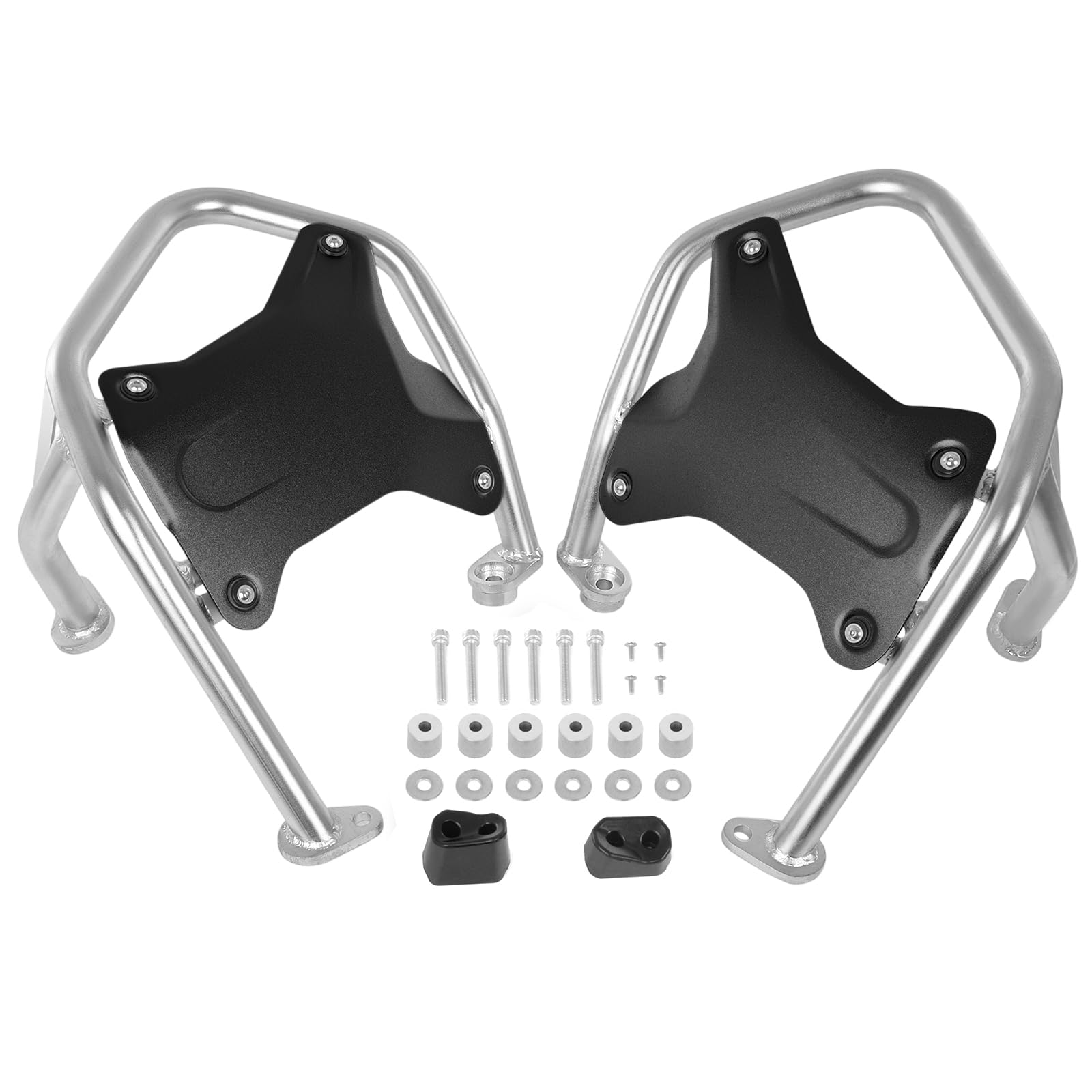 Barra de protección del motor de la motocicleta compatible con BMW R1300GS / R1300GS Adventure (2023-2025) R1300GS ADV R1300GSA, barra de protección del motor de acero inoxidable (negro)