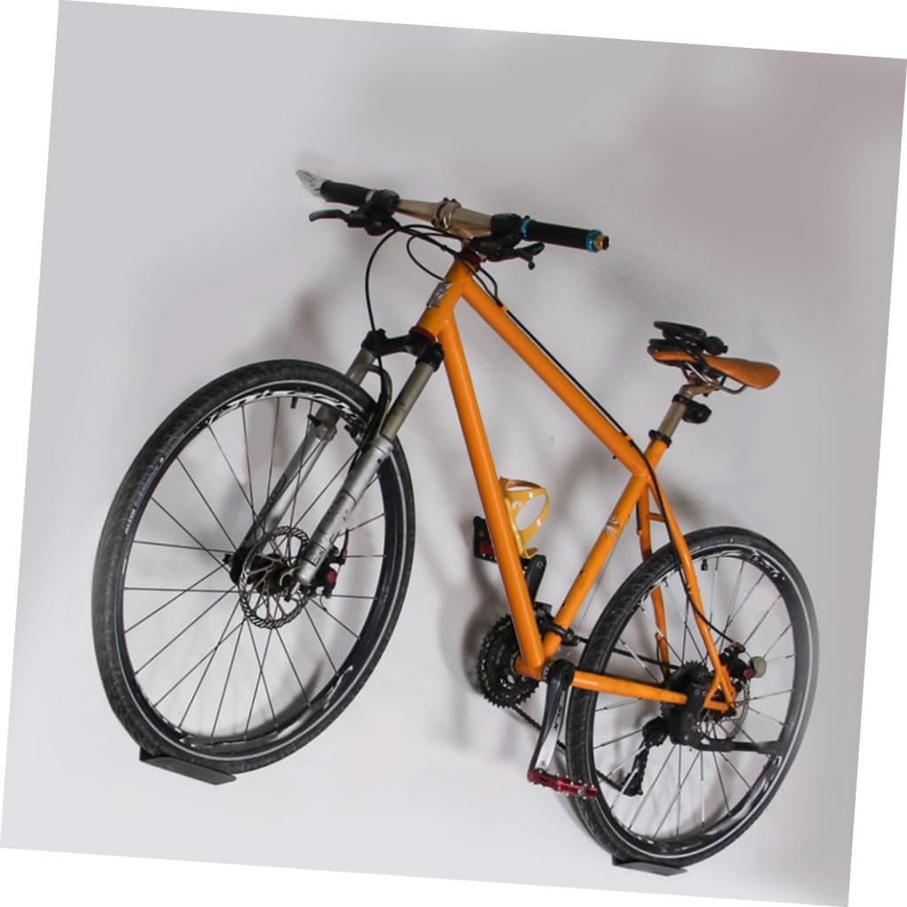 2sets Wall-mount Bike Racks Anti-skid Hangers for Convenient Bicycle Storage Space-saving Use for Road and Mountain Bikes