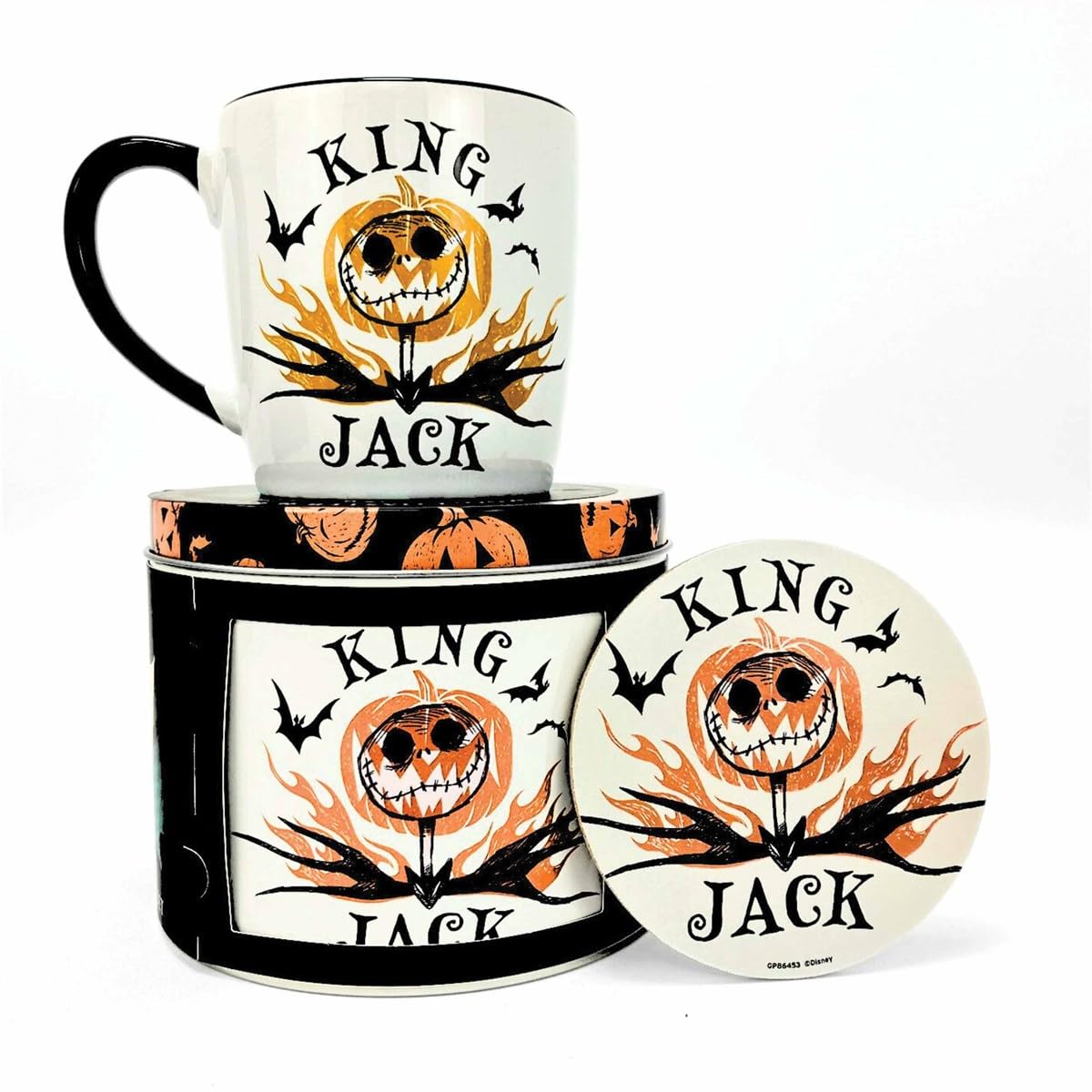 Disney, Nightmare Before Christmas, Jack Mug & Coaster Tin, Mugs, Gift