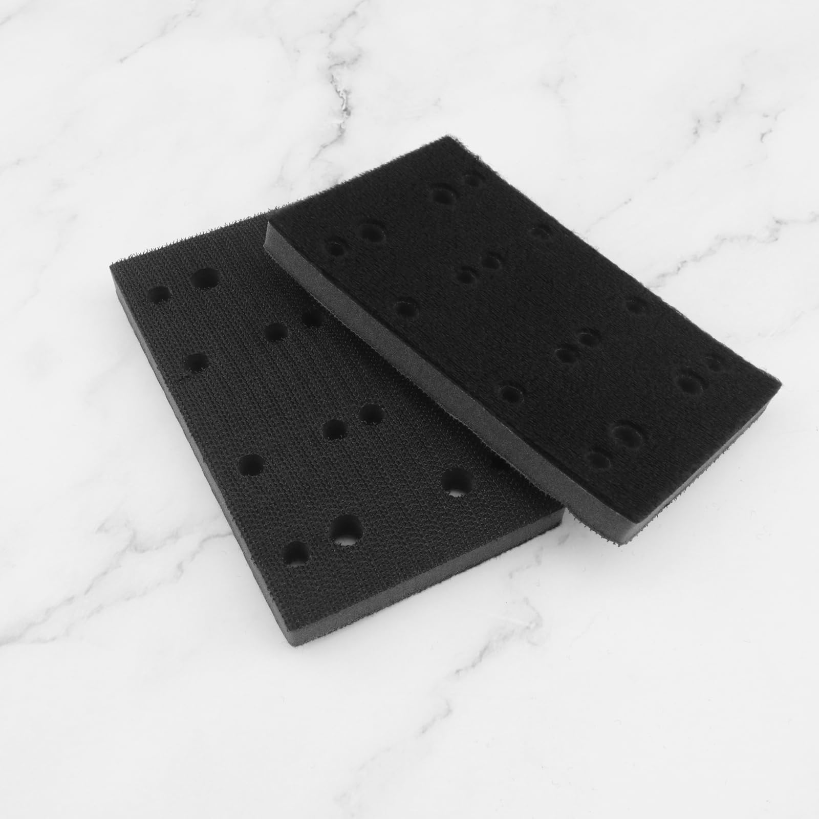 2 Stück Interface-Pad aus weichem Schwamm, Ersatz für Festool RTS 400 / RS 400 / RTSC 400 Schleifpad-Adapter, Schwamm, 80 x 133 mm