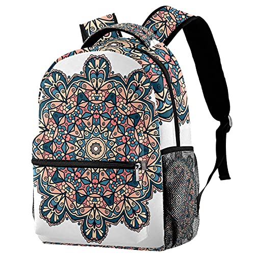 Sac à dos décontracté pour femme avec motif oiseaux colorés unique