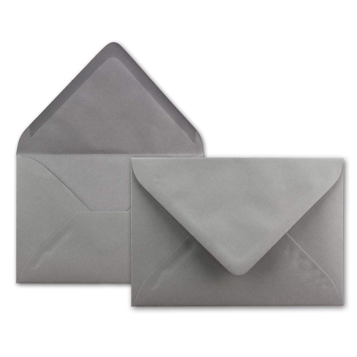 750 DIN C5 koperty grafitowe - 22,0 x 15,4 cm - 110 g/m² klejenie na mokro koperty bez okienka, idealne na Boże Narodzenie, kartki z życzeniami, zaproszenia od agenta szczęścia xxx.