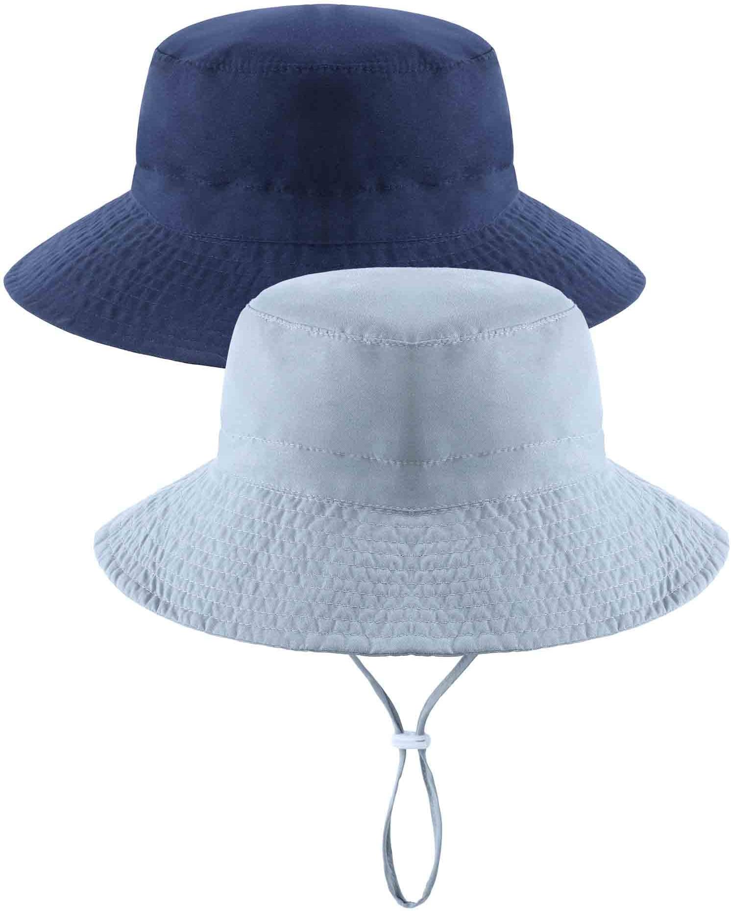 Baby Boys Bucket Hat Adjustable Sun Hat Pack of 2