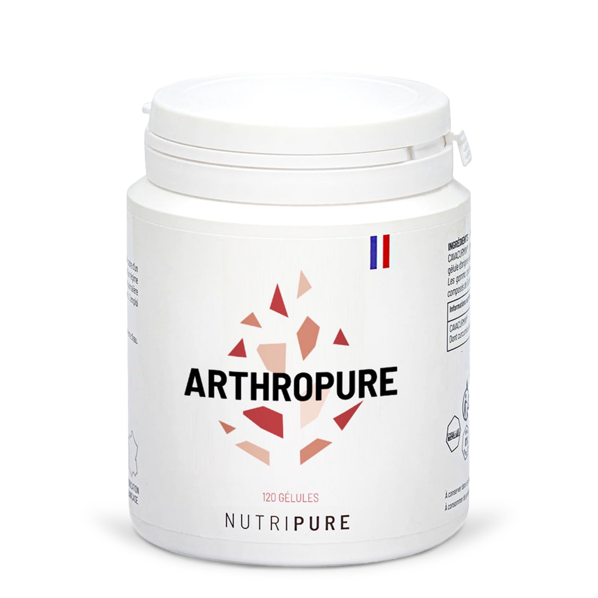 Nutripure | Arthropure | Bien Être & Souplesse Articulaire | 5 principes Actifs Brevetés : OptiMSM® + Chondroïtine sulfate Solabia® + N Acetyl Glucosamine Kaneka® + Boswellia WorkVel® + Vitamine C