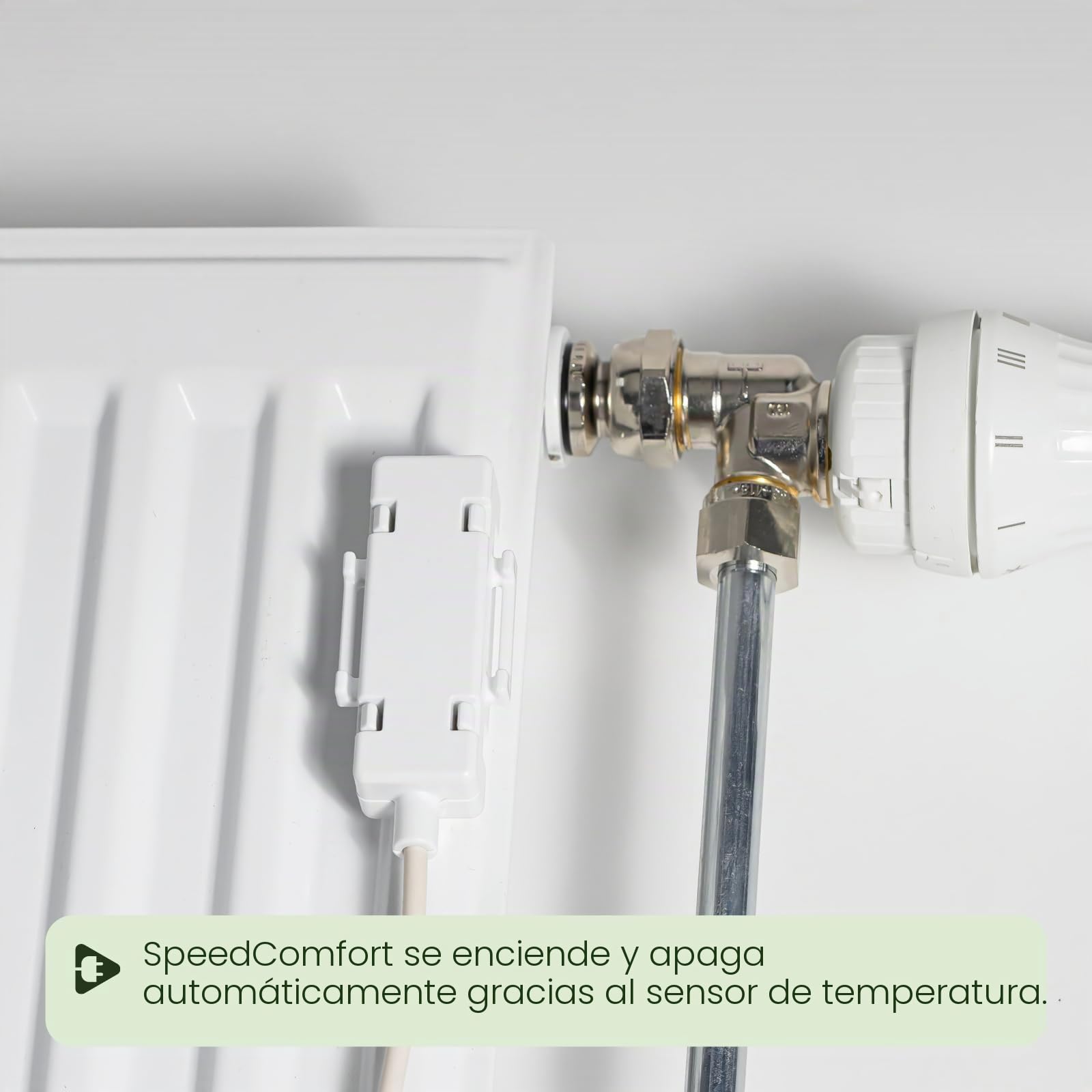 SpeedComfort Set de 3 Unidades: Ventilador de calefacción Inteligente para calefactores, Larga duración para calefactores y radiadores, para Ahorrar energía y costes de calefacción