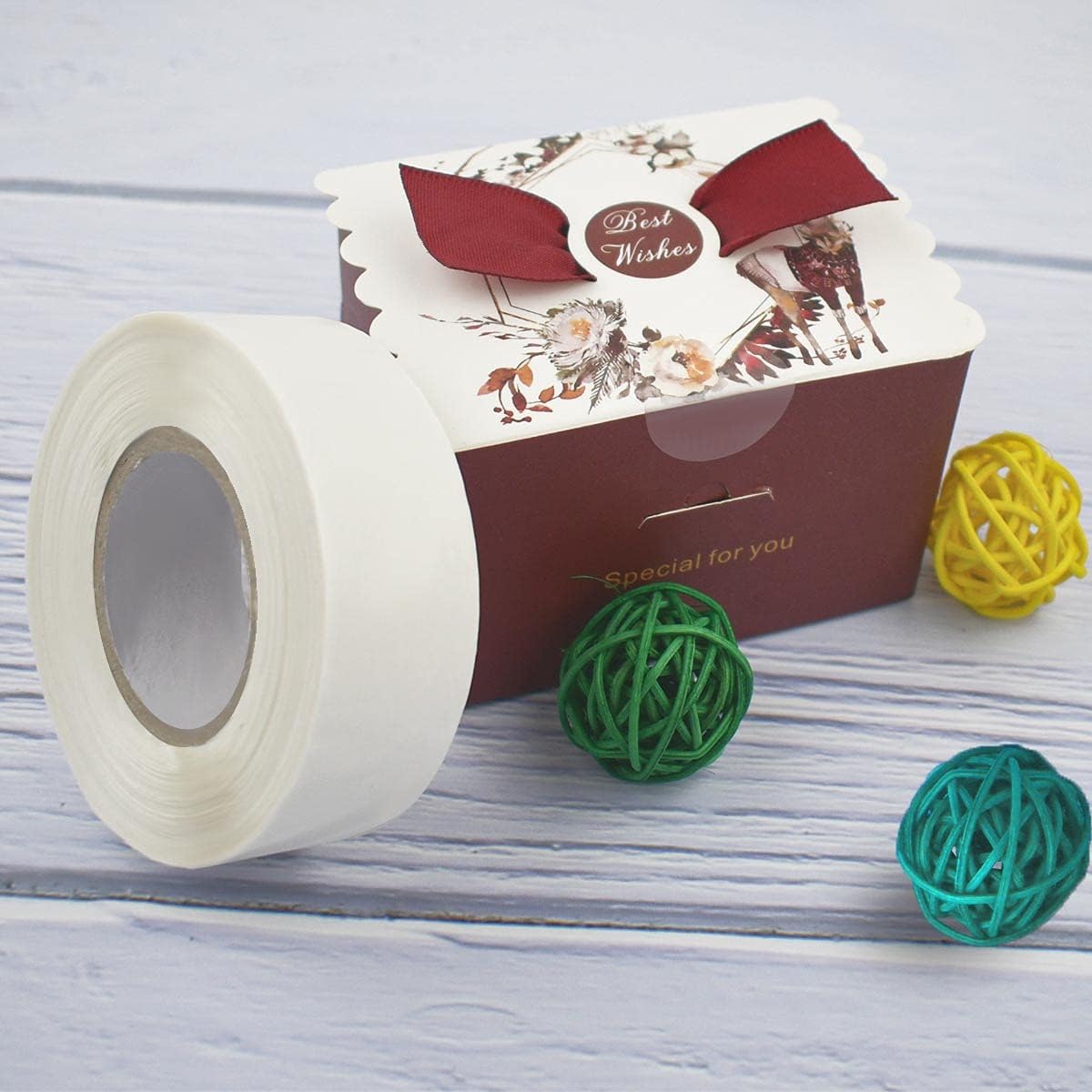 1000 Pcs Per Roll Clear Package Seals Stickers Envelope Seals for Mailing Round Circle Wafer Seal Labels Transparent Envelope Tab Sealer and Retail Package Self Adhesive Seal Label Sticker (1 Inch) - Image 7