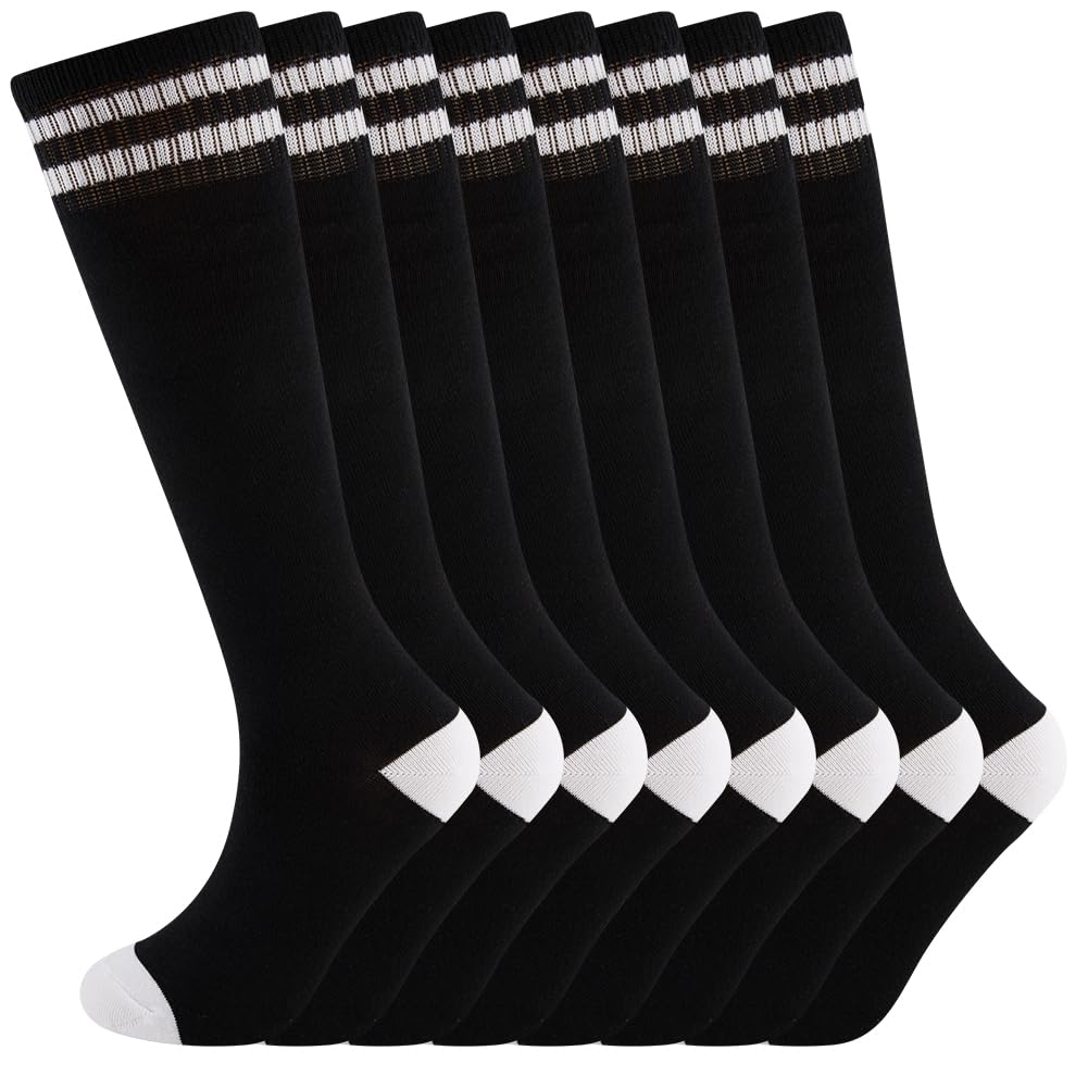 Knee High Socks for Kids, Cotton Soccer Socks for Boys, Girls, Toddlers……
