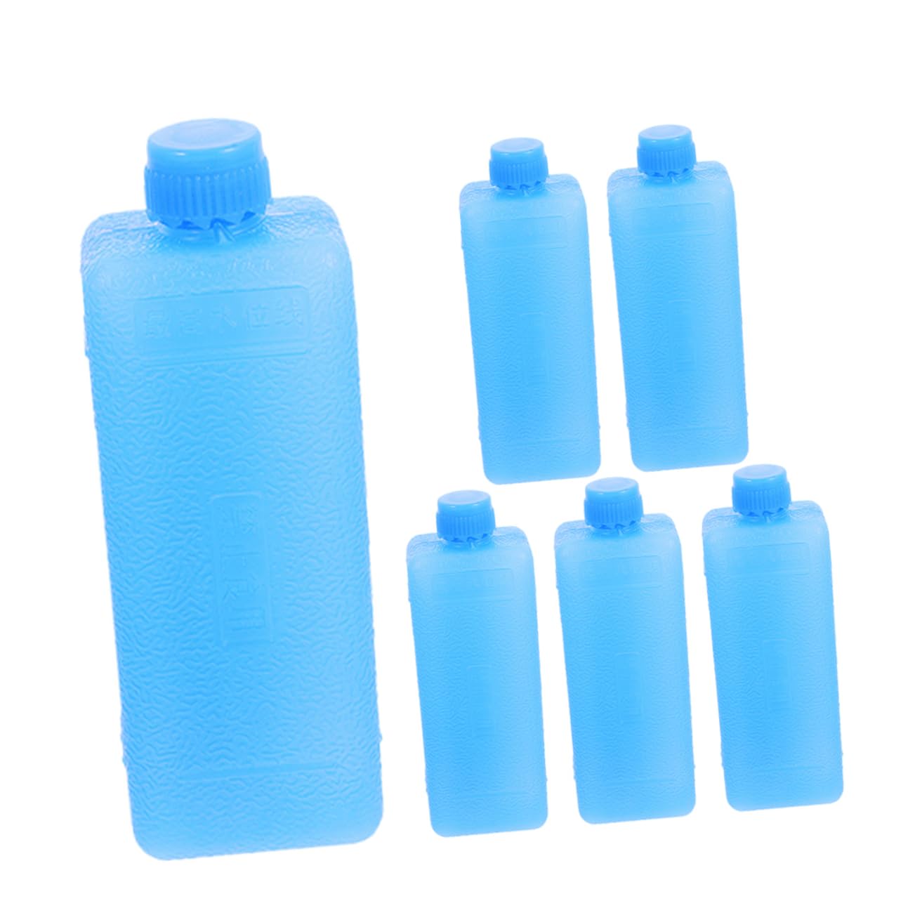 Yardwe 6pcs Reusable Ice Packs: Lunch Boxes Coolers and Freezer Bags Ice Crystal Brick - for Beach Camping Fishing Picnics Work and School Use