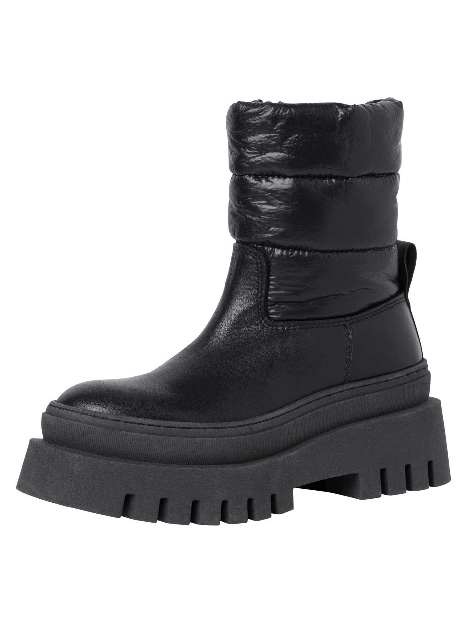 Tamaris Women' 1-1-26939-39 Fashion Boot, Black (Black Leather), 4 UK