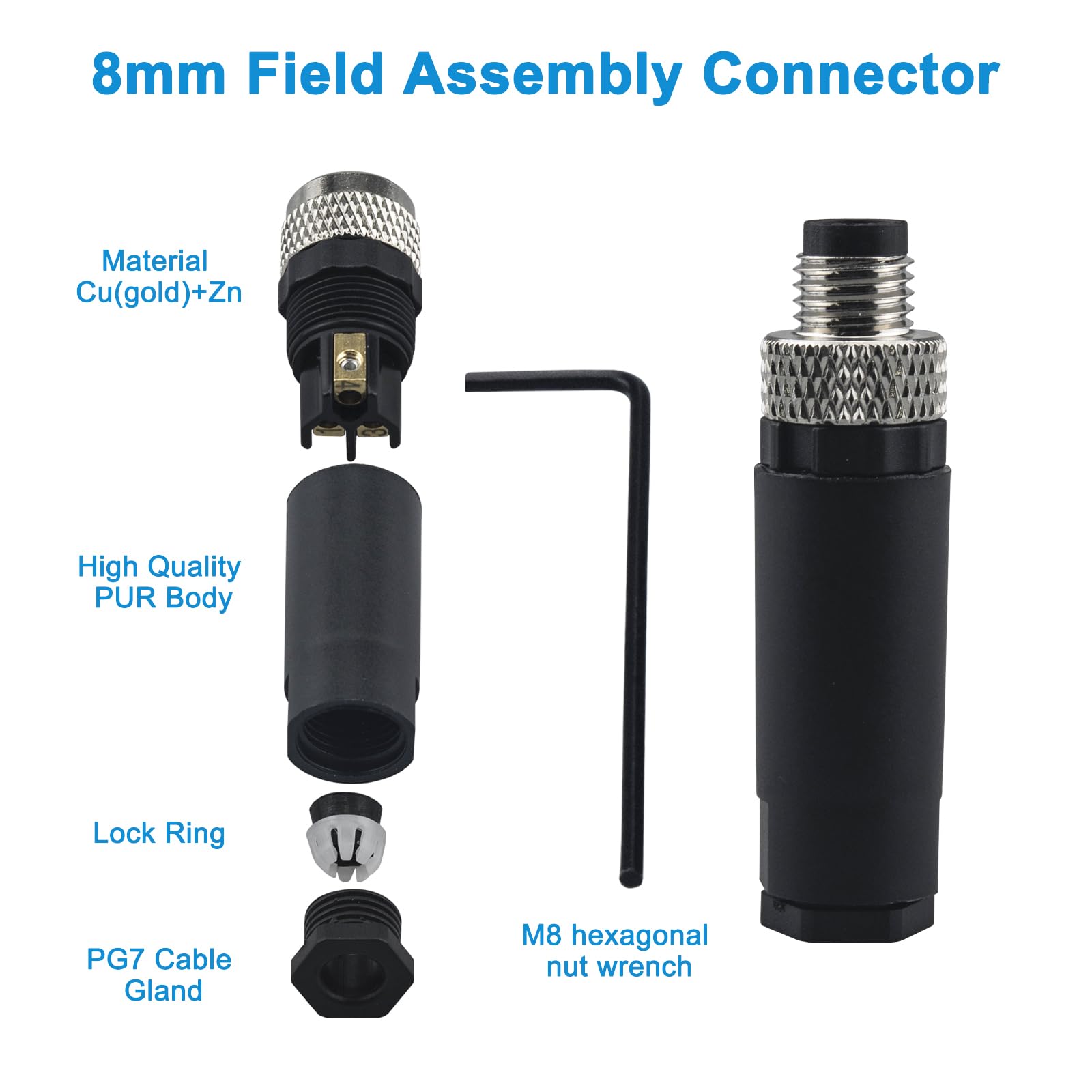 Lonlonty Industrial Sensor Connector Plug - Image 4