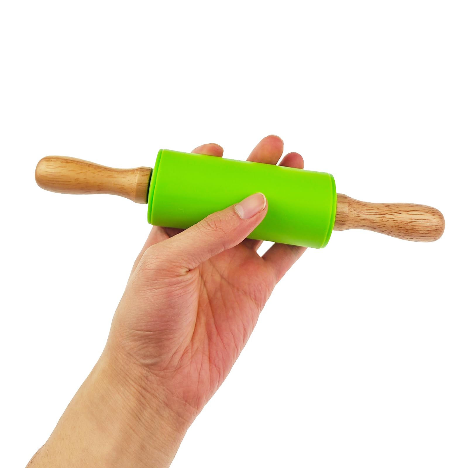 Miokun Lot de 12 petits rouleaux à pâtisserie pour enfants, 22,9 cm pour la cuisine et la maison (6 couleurs Miokun Lot de 12 petits rouleaux à pâtisserie pour enfants, 22,9 cm pour la cuisine et la maison (6 couleurs