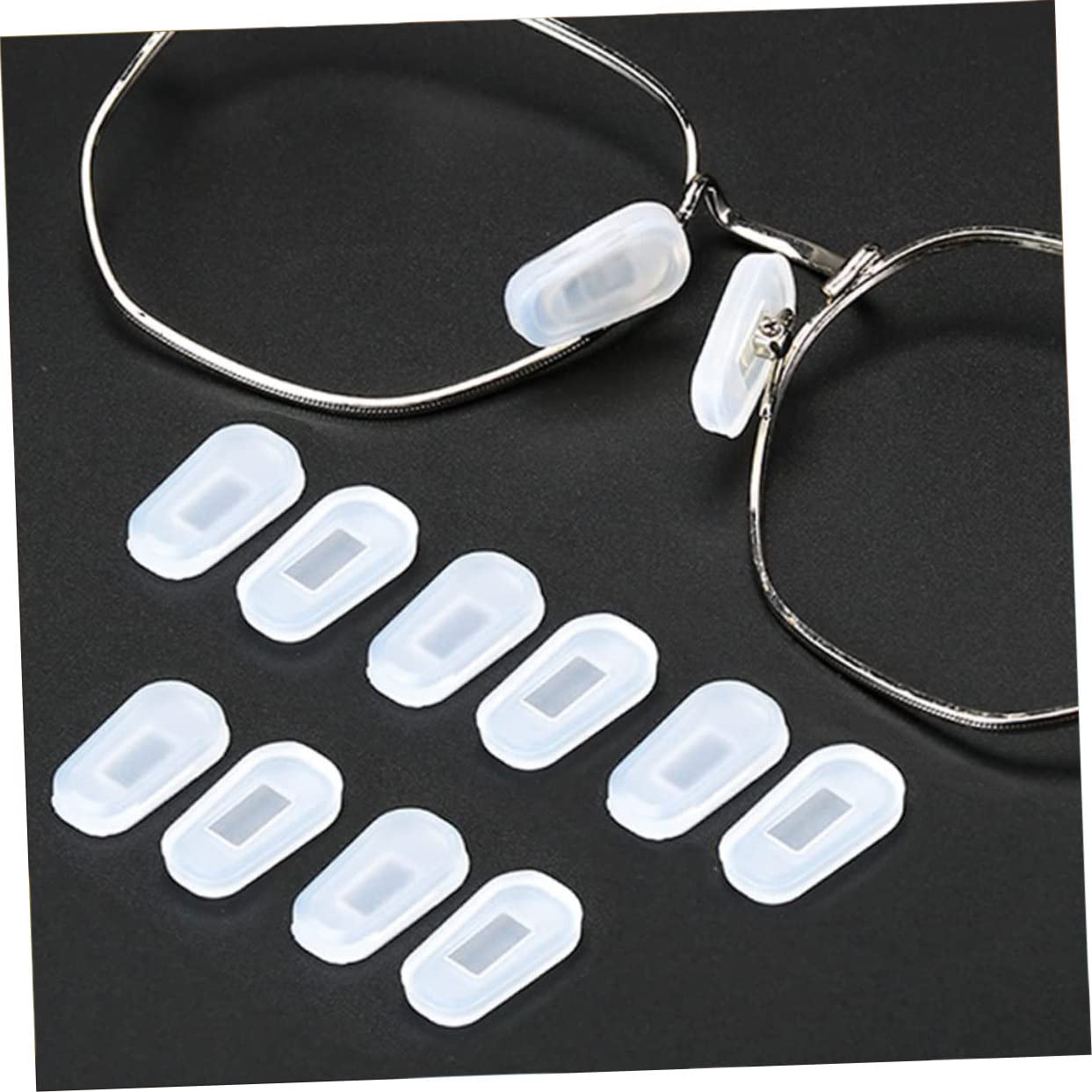 Healeved 75paia Cuscinetti Nasali Silicone Antiscivolo Per Occhiali Da Adatti Occhiali Da Sole e Ottici Comfort e Stabilità Garantiti