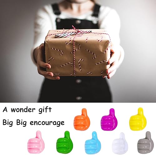 Miniatura 4 de MOODKEY 16 ganchos de silicona autoadhesivos para el pulgar multifunción, soporte para cables, decoración de pared, gancho para auriculares, cepillo