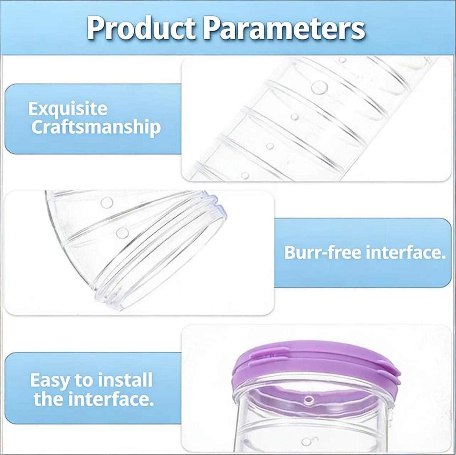 Túnel y kit de conexión para hámsters 2 juegos transparentes exteriores de plástico accesorios, cobayas y pequeños animales domésticos para ratón, hámster, rata y