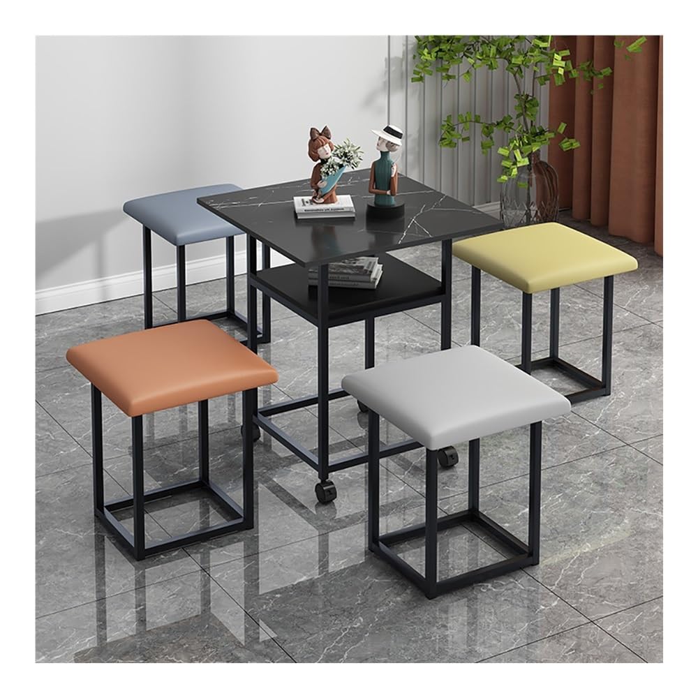 Amazon.com: BISCALO 5 in 1 Seating Cube Table with Casters