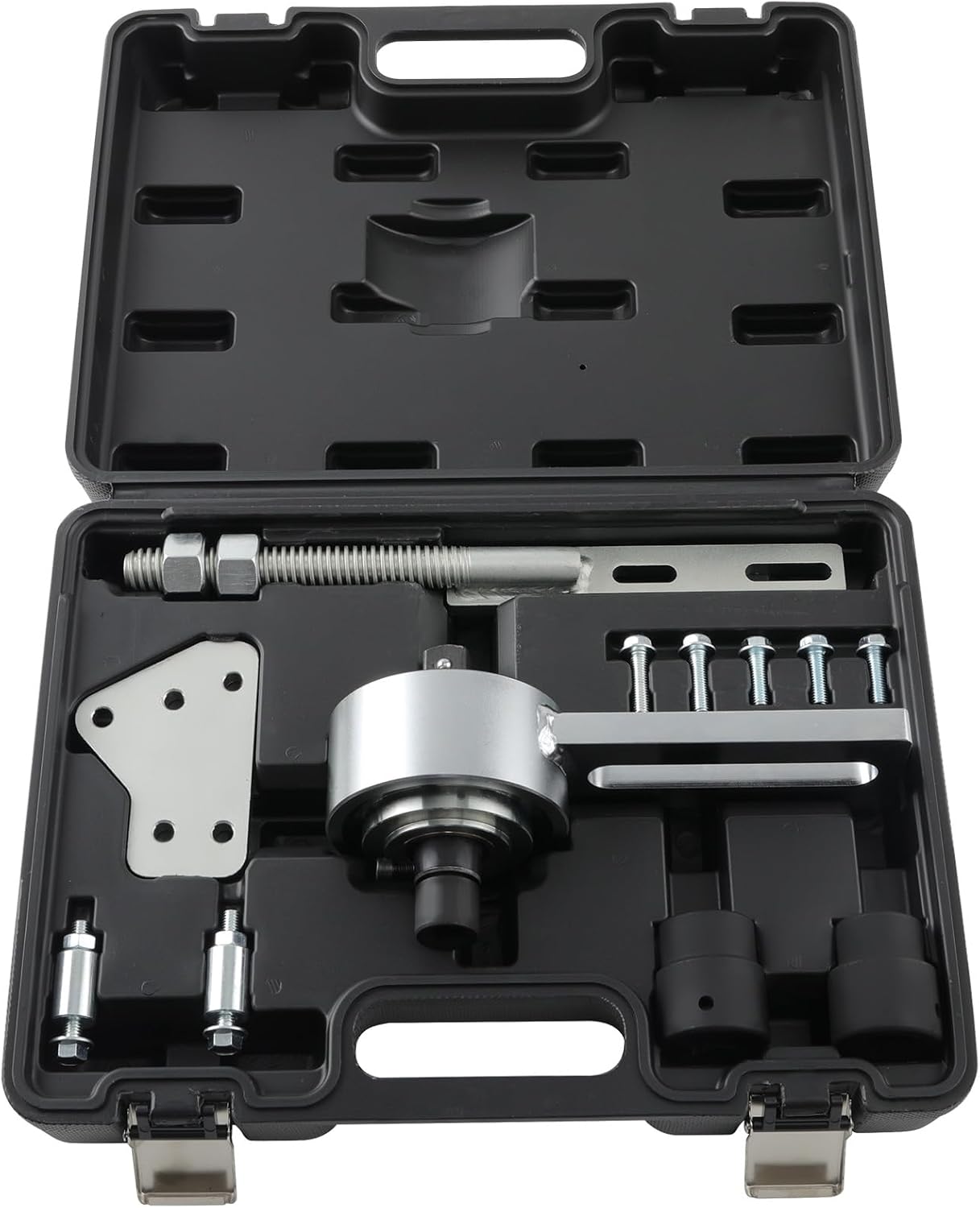 maXpeedingrods 303-1611 Engine Crankshaft Belt Pulley Removal Tool, for Ford 1.0 & 2.0 ECOBOOST Duratec Engines, with 21mm/24mm Center Socket, 1:5 Torque Multiplier