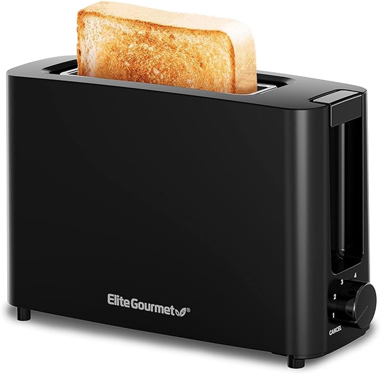 Elite Gourmet ECT118B Cool Touch Single Slice Toaster, 6 Toasting Levels & Wide Slot for Bagels & ESB100B Countertop Single Coiled Burner Electric Hot Plate