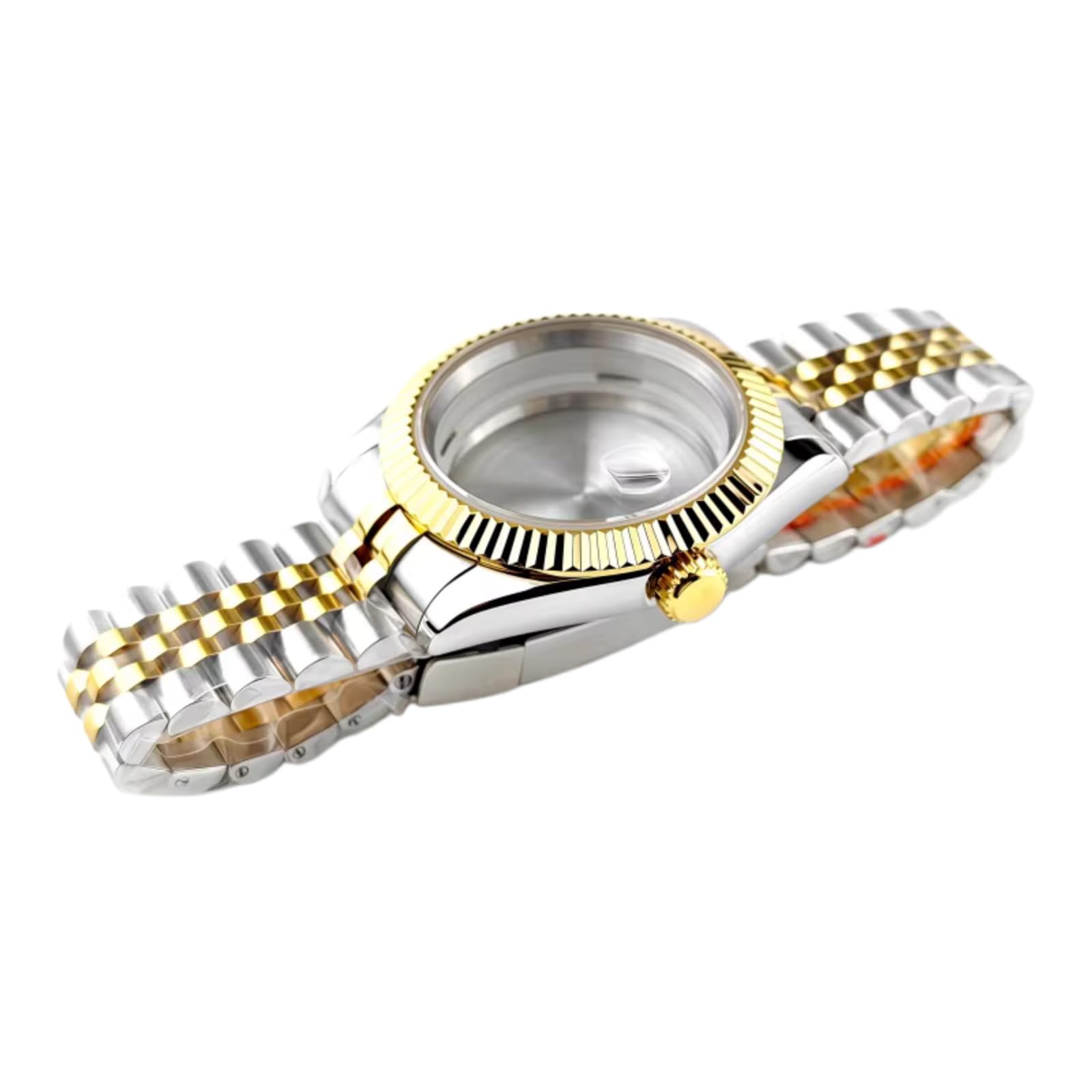 36mm 39mm 41mm Koperta Zegarka Bransoleta Zestaw Karbowany Bezel Szkło Szafirowe NH35 NH36 Mechanizm dla Rolex Datejust-4 39MM
