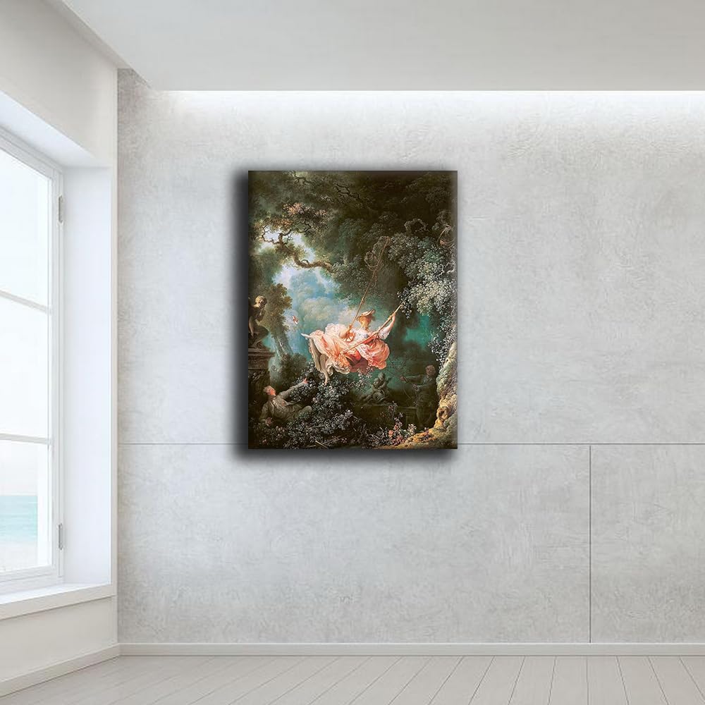 Jean Honore Fragonard Painting, The Swing Poster, Classic Famous