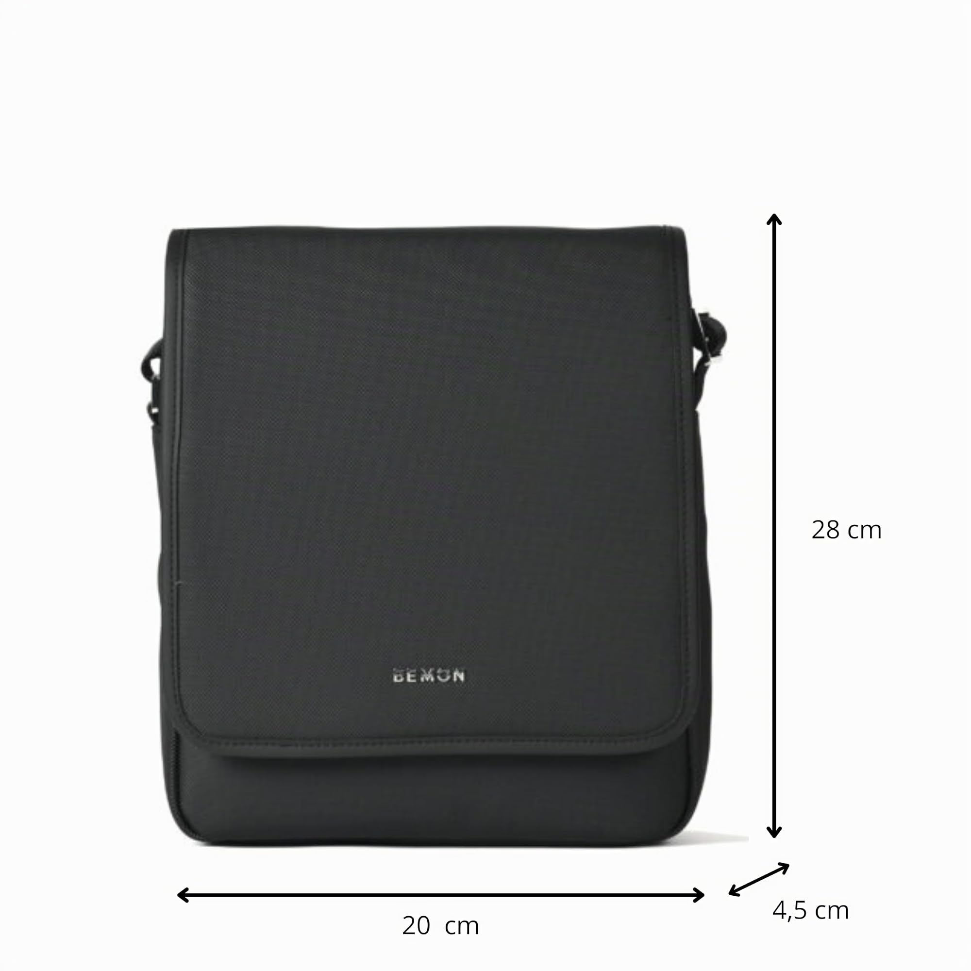 BEMON Sacoche pour homme Elliot, 28 x 24 x 4.5 cm