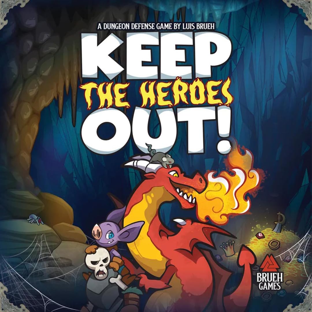 Keep The Heroes out! - Juego de Mesa Cooperativo Asimetrico en Ingles de Defensa de Mazmorras