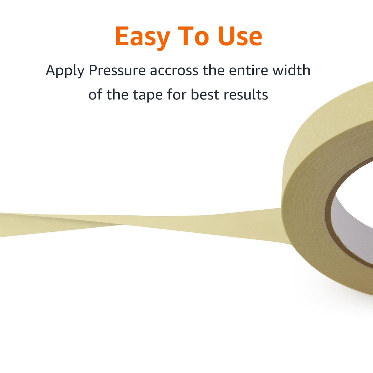 Essential Beige Masking Tape Rolls - 3 Pack, Perfect for Projects and Crafts