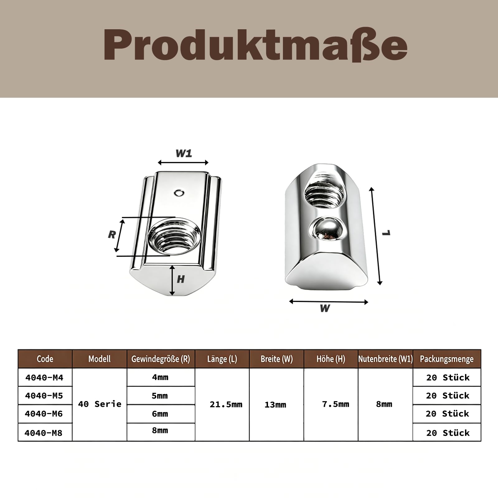 80 piezas de ranuras M4 M5 M6 M8 Tuerca de ranura 40 series m8 Tuercas de acero al carbono Tuerca deslizante con bola de resorte para perfil de aluminio impresora 3D CNC fresadora DIY