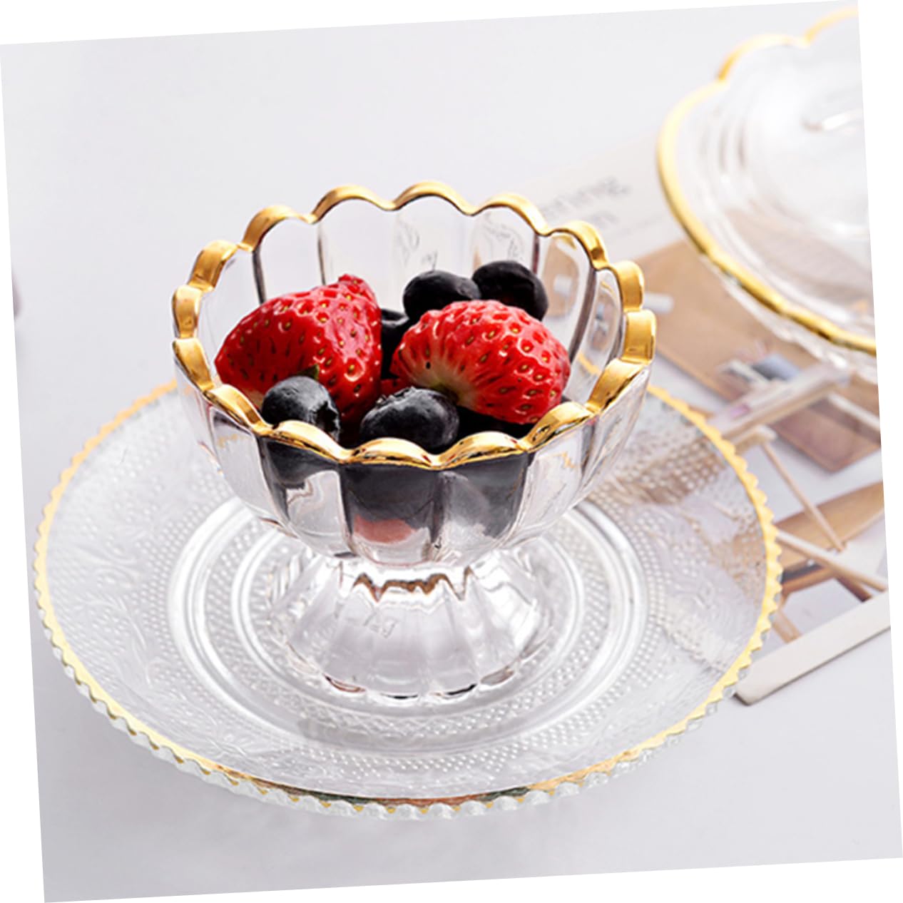 Cabilock 3 Pz coppa gelato ciotole da dessert contenitori per gelato caffè espresso Yogurt per antipasti friends mug bicchiere bicchieri per i cocktail tazza coppa da dessert in