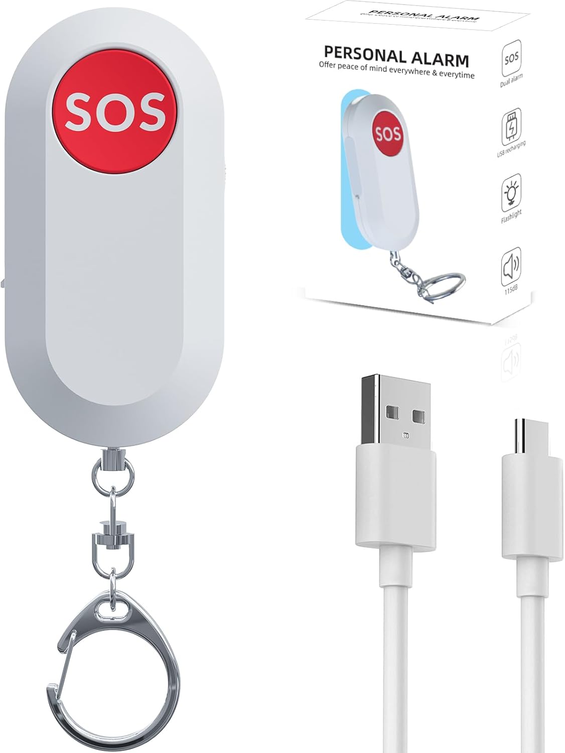 Personal Safety Alarm for Women Safesound Attack Panic