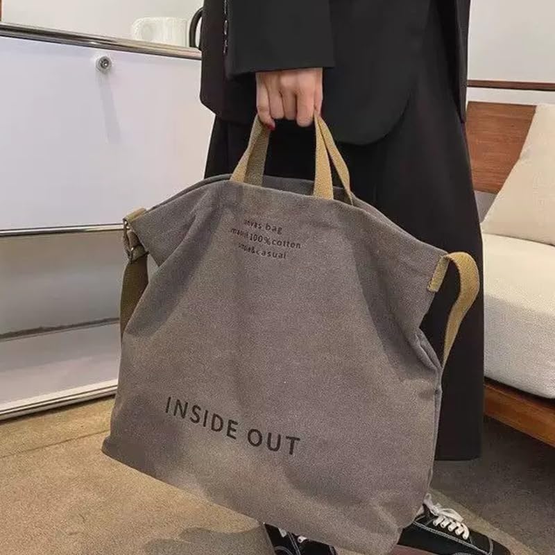 Bolsa Tote de Lona para Mujer con Correa Ajustable miniatura 2
